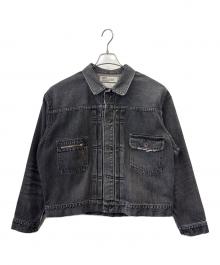 DAIRIKU（ダイリク）の古着「DAIRIKU  A Space Odyssey  2ポケットヴィンテージデニムジャケット」｜ブラック