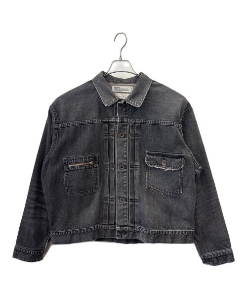 DAIRIKU（ダイリク）DAIRIKU (ダイリク) DAIRIKU  A Space Odyssey  2ポケットヴィンテージデニムジャケット ブラック サイズ:Sの古着・服飾アイテム
