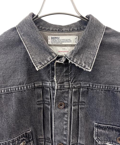 DAIRIKU（ダイリク）DAIRIKU (ダイリク) DAIRIKU  A Space Odyssey  2ポケットヴィンテージデニムジャケット ブラック サイズ:Sの古着・服飾アイテム
