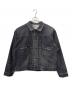 DAIRIKU（ダイリク）の古着「DAIRIKU  A Space Odyssey  2ポケットヴィンテージデニムジャケット」｜ブラック