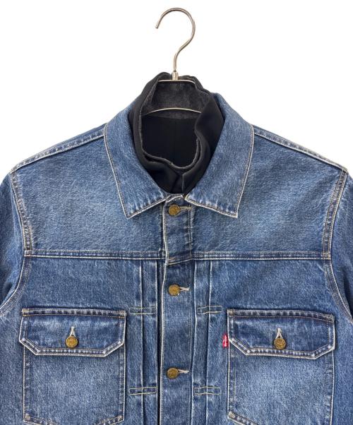 LEVI'S（リーバイス）LEVI'S (リーバイス) sacai (サカイ) LEVI'S　sacai　デニムリバーシブルブルゾン インディゴ×ブラック サイズ:Mの古着・服飾アイテム
