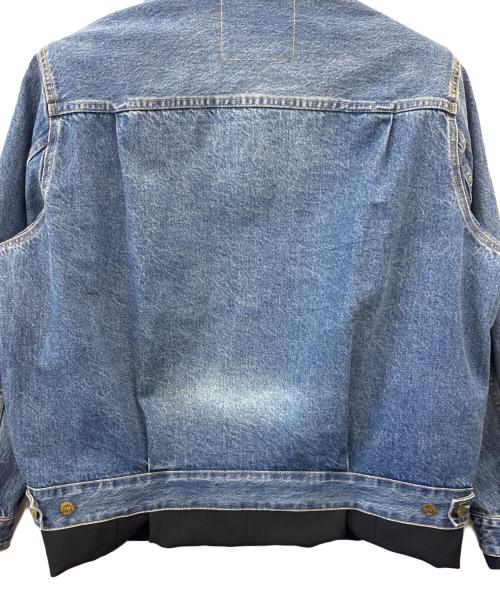 LEVI'S（リーバイス）LEVI'S (リーバイス) sacai (サカイ) LEVI'S　sacai　デニムリバーシブルブルゾン インディゴ×ブラック サイズ:Mの古着・服飾アイテム