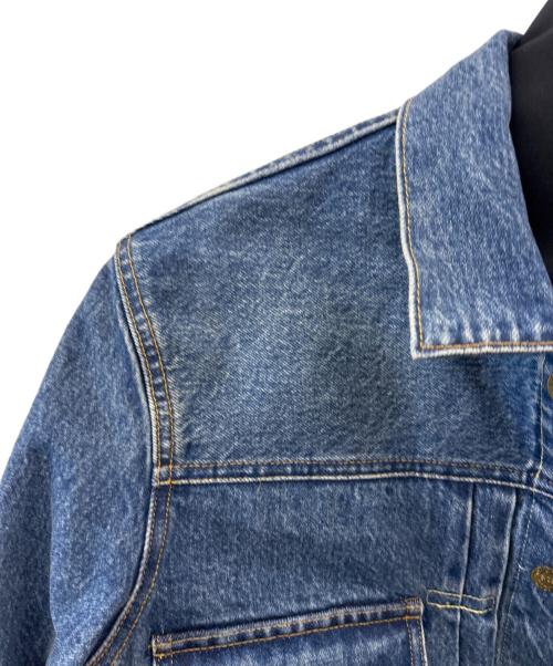 LEVI'S（リーバイス）LEVI'S (リーバイス) sacai (サカイ) LEVI'S　sacai　デニムリバーシブルブルゾン インディゴ×ブラック サイズ:Mの古着・服飾アイテム