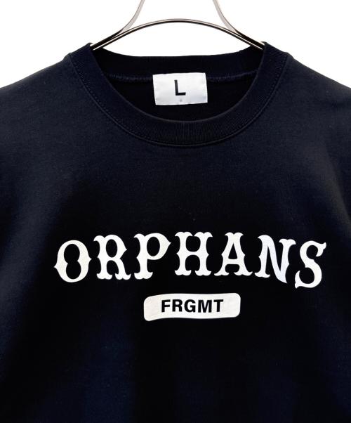 FRAGMENT ORPHANS（フラグメント オーファンズ）FRAGMENT ORPHANS (フラグメント オーファンズ) FRAGMENT ORPHANS　クルーネックスウェット ブラック サイズ:Ｌの古着・服飾アイテム