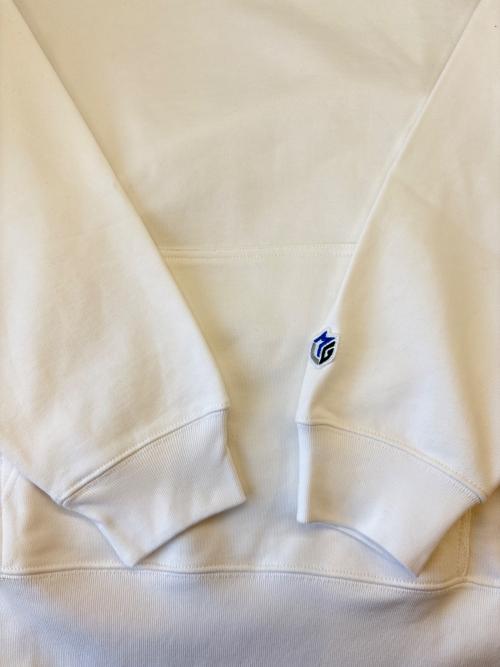 FRAGMENT ORPHANS（フラグメント オーファンズ）FRAGMENT ORPHANS (フラグメント オーファンズ) FRAGMENT ORPHANS　プルオーバーパーカー ホワイト サイズ:Ｌの古着・服飾アイテム