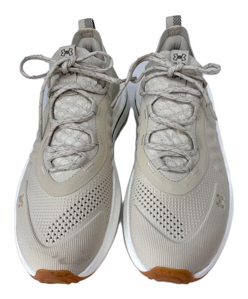 UNDER ARMOUR（アンダーアーマー）UNDER ARMOUR (アンダーアーマー) UNDER ARMOUR　ローカットスニーカー ベージュ サイズ:27.5の古着・服飾アイテム