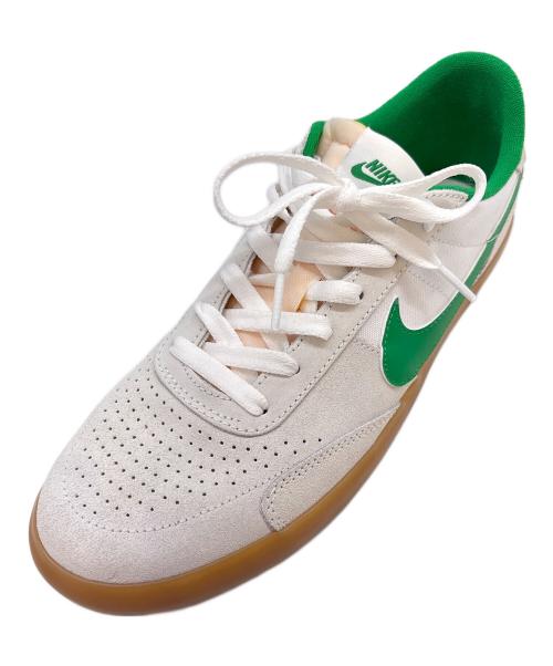 NIKE（ナイキ）NIKE (ナイキ) NIKE　ローカットスニーカー ホワイト×グリーン サイズ:28の古着・服飾アイテム