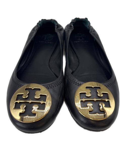 TORY BURCH（トリーバーチ）TORY BURCH (トリーバーチ) TORY BURCH　バレエシューズ ブラック サイズ:8 1/2の古着・服飾アイテム
