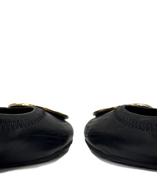 TORY BURCH（トリーバーチ）TORY BURCH (トリーバーチ) TORY BURCH　バレエシューズ ブラック サイズ:8 1/2の古着・服飾アイテム