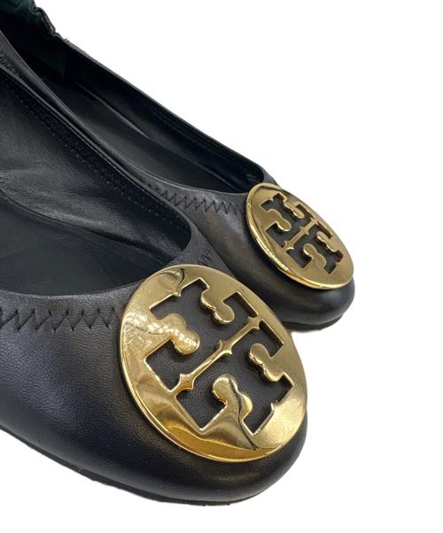 TORY BURCH（トリーバーチ）TORY BURCH (トリーバーチ) TORY BURCH　バレエシューズ ブラック サイズ:8 1/2の古着・服飾アイテム