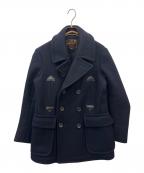 SCYE×BEAMS×BUZZ RICKSON'Sサイ×ビームス×バズリクソンズ）の古着「SCYE × BEAMS × Buzz Rickson's  35周年モデル Pコート」｜ネイビー