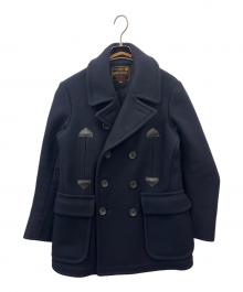 SCYE×BEAMS×BUZZ RICKSON'S（サイ×ビームス×バズリクソンズ）の古着「SCYE × BEAMS × Buzz Rickson's  35周年モデル Pコート」｜ネイビー