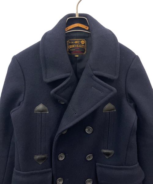 SCYE（サイ）SCYE (サイ) BEAMS (ビームス) BUZZ RICKSON'S (バズリクソンズ) SCYE × BEAMS × Buzz Rickson's  35周年モデル Pコート ネイビー サイズ:36の古着・服飾アイテム