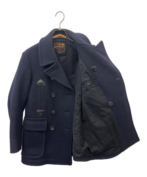 SCYE（サイ）SCYE (サイ) BEAMS (ビームス) BUZZ RICKSON'S (バズリクソンズ) SCYE × BEAMS × Buzz Rickson's  35周年モデル Pコート ネイビー サイズ:36の古着・服飾アイテム