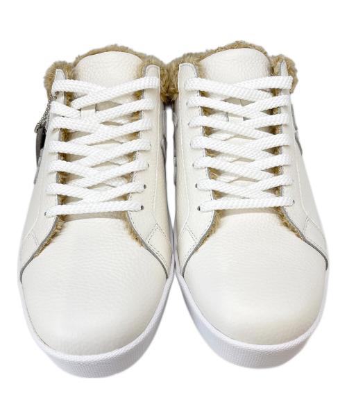 Sangacio（サンガッチョ）Sangacio (サンガッチョ) SANGACIO　にゅ SABOTS　スリッポン ホワイト サイズ:28の古着・服飾アイテム