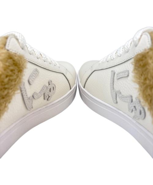 Sangacio（サンガッチョ）Sangacio (サンガッチョ) SANGACIO　にゅ SABOTS　スリッポン ホワイト サイズ:28の古着・服飾アイテム