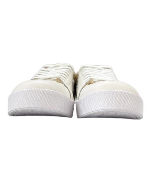 Sangacio（サンガッチョ）Sangacio (サンガッチョ) SANGACIO　にゅ SABOTS　スリッポン ホワイト サイズ:28の古着・服飾アイテム