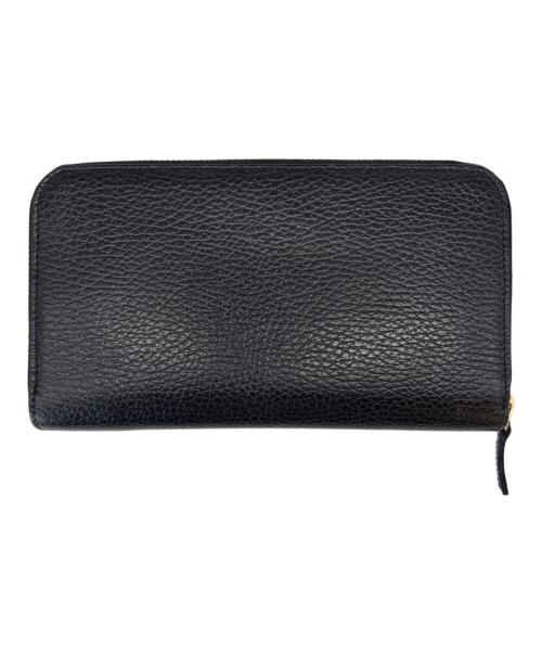 GUCCI（グッチ）GUCCI (グッチ) GUCCI　GGマーモント　ラウンドファスナー財布 ブラックの古着・服飾アイテム