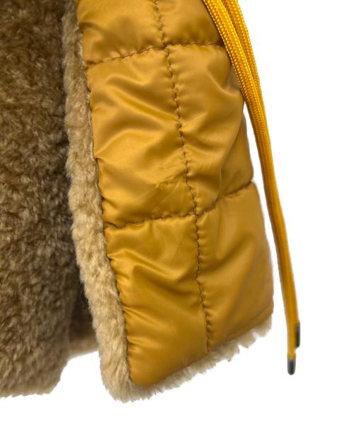 sillage（シアージ）Sillage (シアージ) Sillage　Quilt Apron Vest　ボアキルティングリバーシブルベスト ブラウン サイズ:Fの古着・服飾アイテム