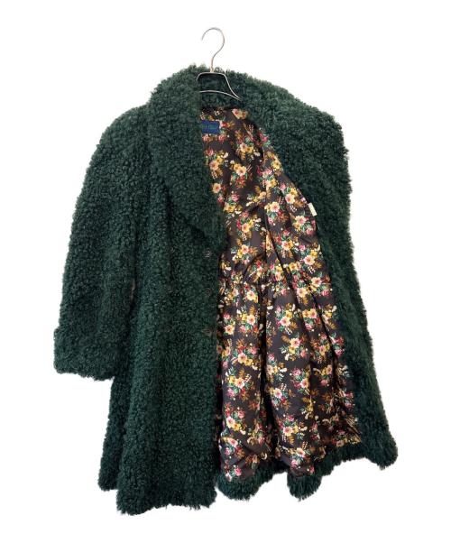 KENZO（ケンゾー）KENZO (ケンゾー) KENZO　ファーカルガンプレートコート グリーン サイズ:11-90の古着・服飾アイテム