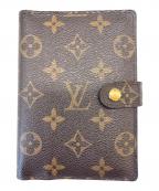 LOUIS VUITTONルイ ヴィトン）の古着「LOUIS VUITTON　モノグラム　アジェンダPM　手帳カバー」｜ブラウン