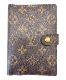 LOUIS VUITTON（ルイ ヴィトン）の古着「LOUIS VUITTON　モノグラム　アジェンダPM　手帳カバー」｜ブラウン