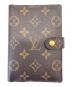 LOUIS VUITTON（ルイ ヴィトン）の古着「LOUIS VUITTON　モノグラム　アジェンダPM　手帳カバー」｜ブラウン