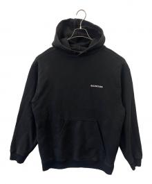 BALENCIAGA（バレンシアガ）の古着「BALENCIAGA　プルオーバーパーカー」｜ブラック