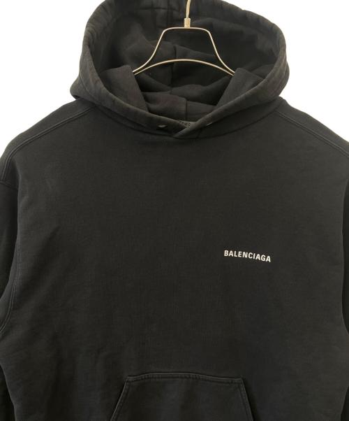 BALENCIAGA（バレンシアガ）BALENCIAGA (バレンシアガ) BALENCIAGA　プルオーバーパーカー ブラック サイズ:XSの古着・服飾アイテム