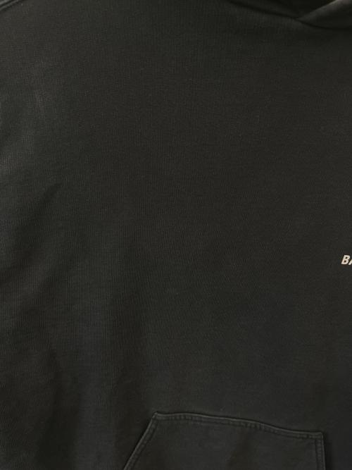 BALENCIAGA（バレンシアガ）BALENCIAGA (バレンシアガ) BALENCIAGA　プルオーバーパーカー ブラック サイズ:XSの古着・服飾アイテム