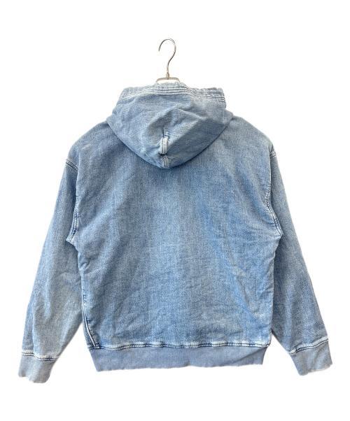 DIESEL（ディーゼル）DIESEL (ディーゼル) DIESEL　プルオーバーパーカー インディゴ サイズ:Ｌの古着・服飾アイテム