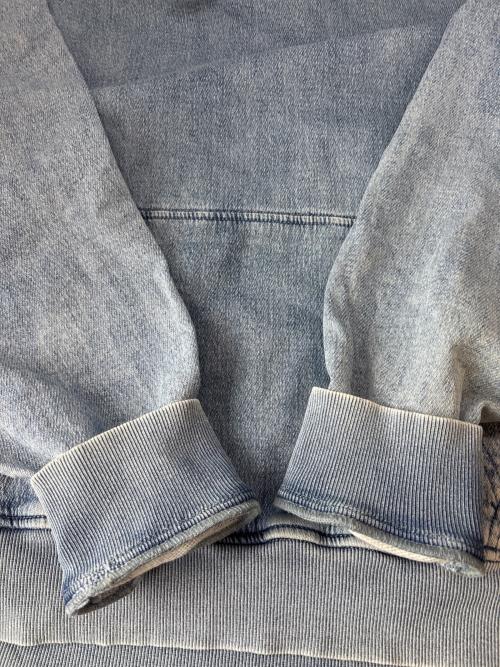 DIESEL（ディーゼル）DIESEL (ディーゼル) DIESEL　プルオーバーパーカー インディゴ サイズ:Ｌの古着・服飾アイテム