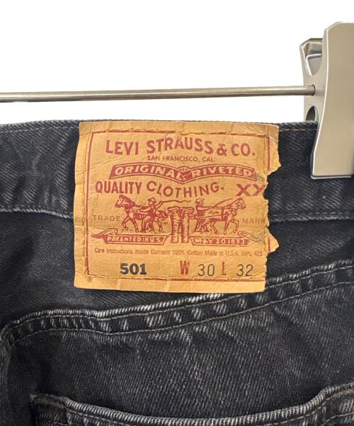 LEVI'S（リーバイス）LEVI'S (リーバイス) LEVI'S　後染めデニムパンツ ブラック サイズ:W30 Ｌ32の古着・服飾アイテム