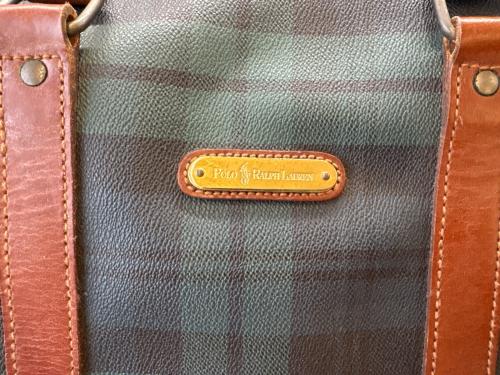 POLO RALPH LAUREN（ポロ・ラルフローレン）POLO RALPH LAUREN (ポロ・ラルフローレン) POLO RALPH LAUREN　ボストンバッグ グリーンの古着・服飾アイテム