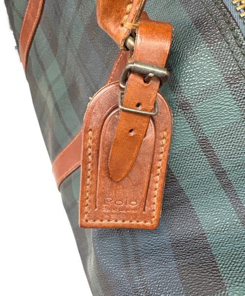 POLO RALPH LAUREN（ポロ・ラルフローレン）POLO RALPH LAUREN (ポロ・ラルフローレン) POLO RALPH LAUREN　ボストンバッグ グリーンの古着・服飾アイテム