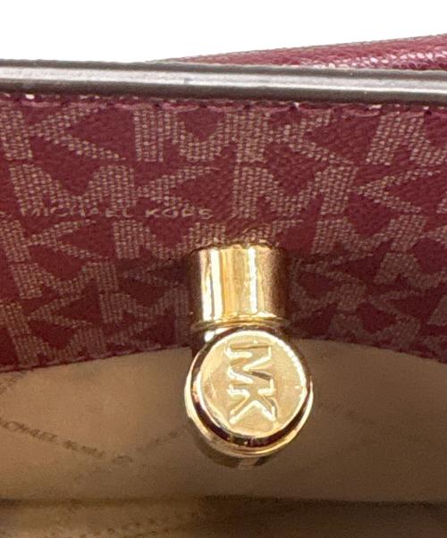 MICHAEL KORS（マイケル・コース）MICHAEL KORS (マイケル・コース) MICHAEL KORS 　MKライニングショルダーバッグ レッドの古着・服飾アイテム