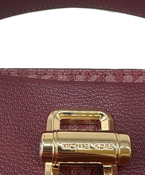 MICHAEL KORS（マイケル・コース）MICHAEL KORS (マイケル・コース) MICHAEL KORS 　MKライニングショルダーバッグ レッドの古着・服飾アイテム