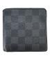 LOUIS VUITTON（ルイ ヴィトン）の古着「LOUIS VUITTON 　ポルトフォイユ・マルコ　ダミエ・グラフィット 　2つ折り財布」｜ブラック