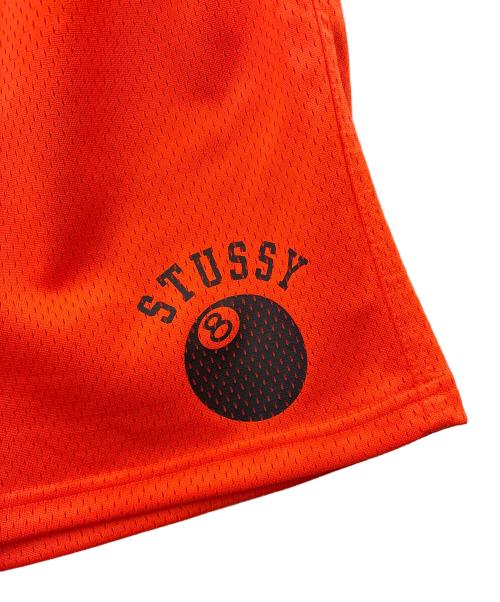 stussy（ステューシー）stussy (ステューシー) stussy　メッシュショートパンツ オレンジ サイズ:Mの古着・服飾アイテム