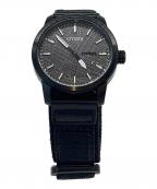 CITIZEN×CHARI & CO NYCシチズン×チャリアンドコーニューヨーク）の古着「CITIZEN　CHARI & CO NYC エコドライブ　腕時計」｜ブラック