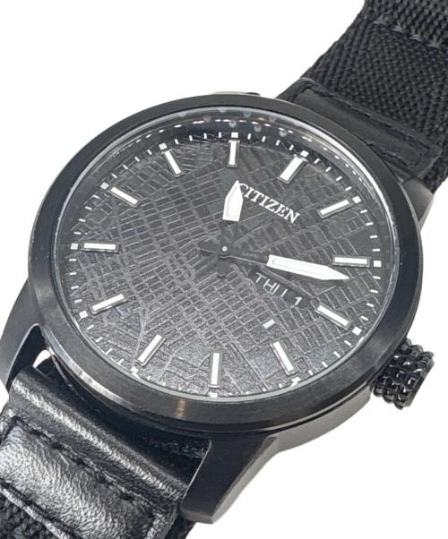 CITIZEN（シチズン）CITIZEN (シチズン) CHARI & CO NYC (チャリアンドコーニューヨーク) CITIZEN　CHARI & CO NYC エコドライブ　腕時計 ブラックの古着・服飾アイテム