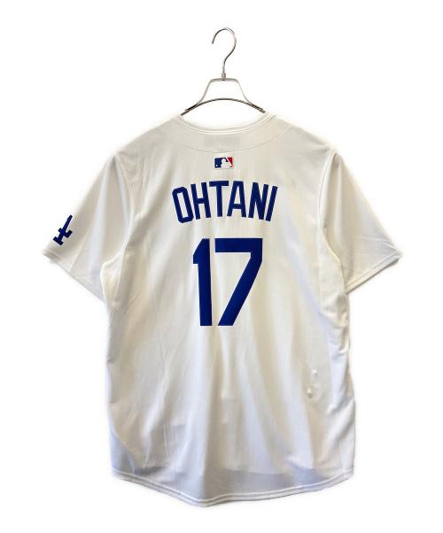 NIKE（ナイキ）NIKE (ナイキ) NIKE　ドジャース 大谷翔平 リミテッドユニフォーム　ベースボールシャツ ホワイト サイズ:XLの古着・服飾アイテム