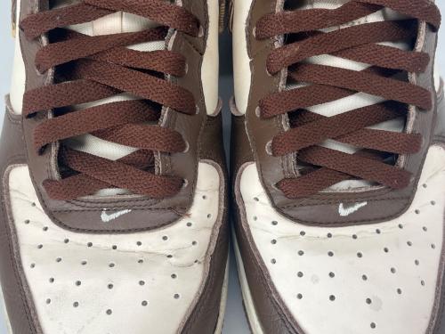 NIKE（ナイキ）NIKE (ナイキ) NIKE  ハイカットスニーカー ベージュ×ブラウン サイズ:26の古着・服飾アイテム