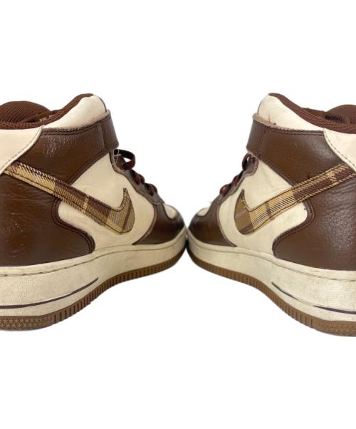 NIKE（ナイキ）NIKE (ナイキ) NIKE  ハイカットスニーカー ベージュ×ブラウン サイズ:26の古着・服飾アイテム