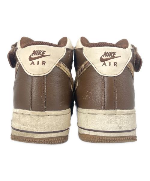 NIKE（ナイキ）NIKE (ナイキ) NIKE  ハイカットスニーカー ベージュ×ブラウン サイズ:26の古着・服飾アイテム