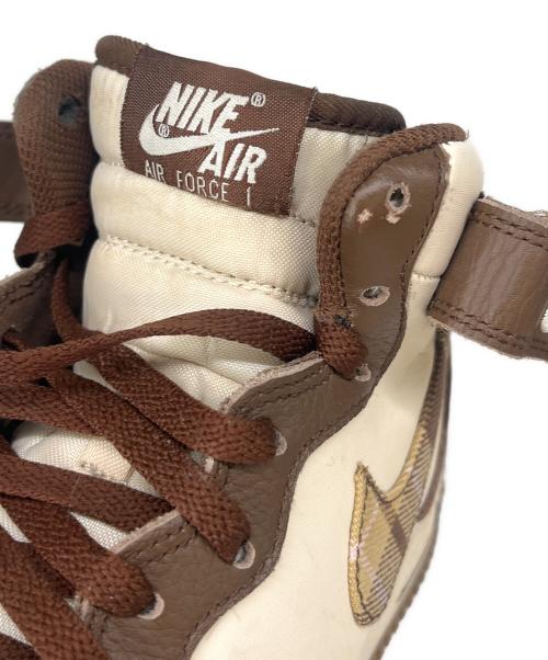 NIKE（ナイキ）NIKE (ナイキ) NIKE  ハイカットスニーカー ベージュ×ブラウン サイズ:26の古着・服飾アイテム
