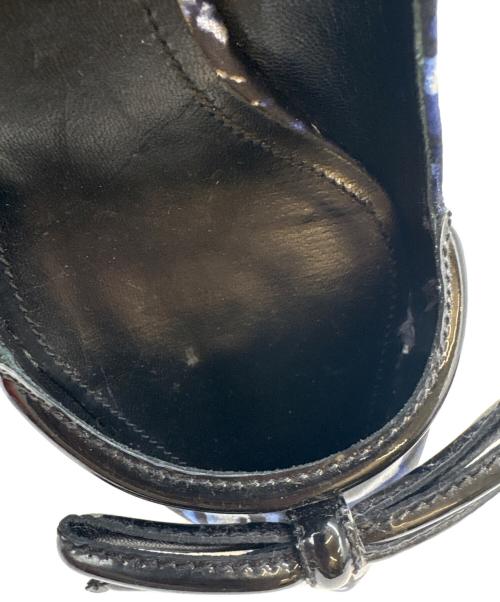 PRADA（プラダ）PRADA (プラダ) PRADA　ポインテッドトゥパンプス ブルー×ブラック サイズ:35 1/2の古着・服飾アイテム