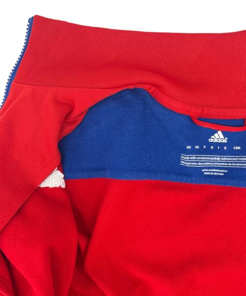 adidas（アディダス）adidas (アディダス) adidas　FC BAYERN MUNCHEN14/15　トラックジャケット レッド×ブルー サイズ:Ｌの古着・服飾アイテム
