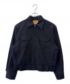 PENNEY’Sペニーズ）の古着「PENNEY’S　ROCKABILLY JACKET EMBROIDERD　スイングトップ」｜ブラック