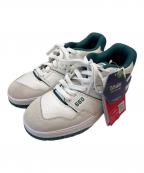 NEW BALANCEニューバランス）の古着「NEW BALANCE　ローカットスニーカー」｜ホワイト×グリーン